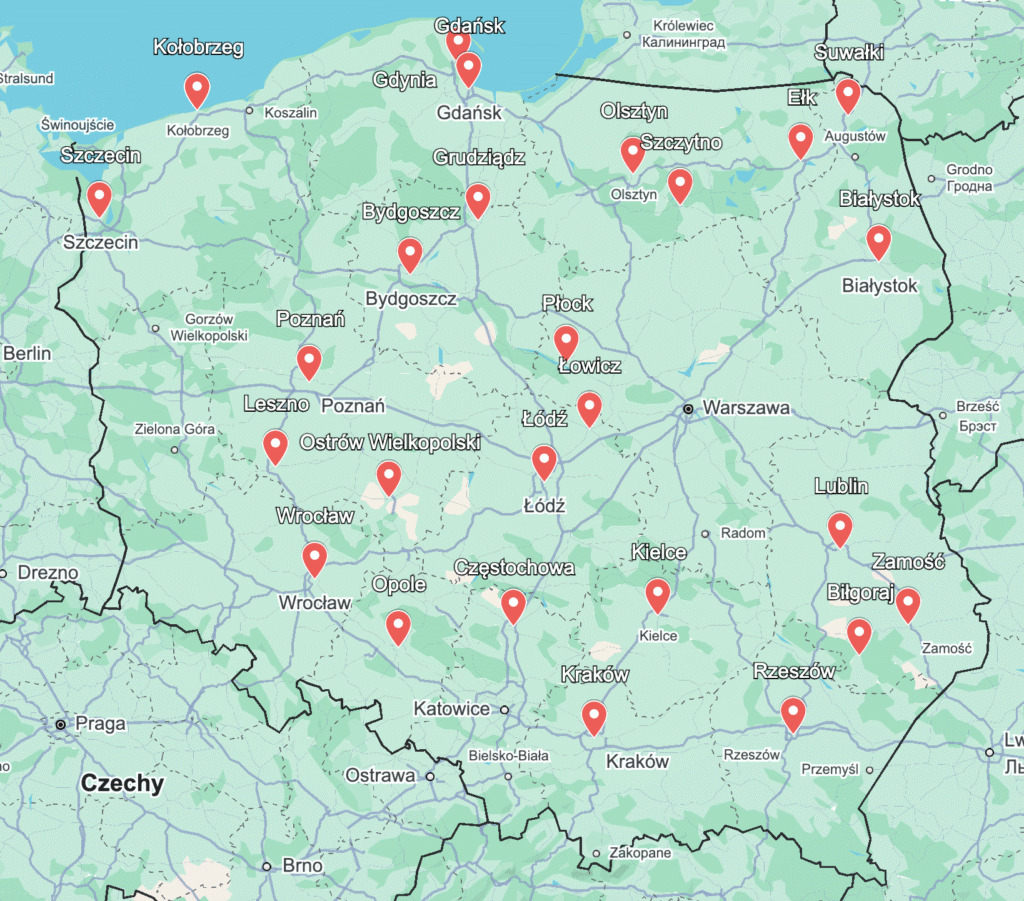 mapa kserograf